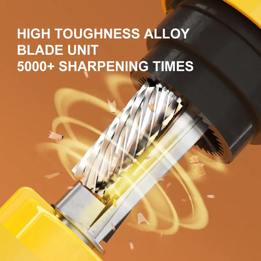 Mideer - Automatic Pencil Sharpener - Cloudy Grey - Age 3+ | ميدير - براية أقلام الرصاص الأوتوماتيكية - رمادي غامق - العمر 3+