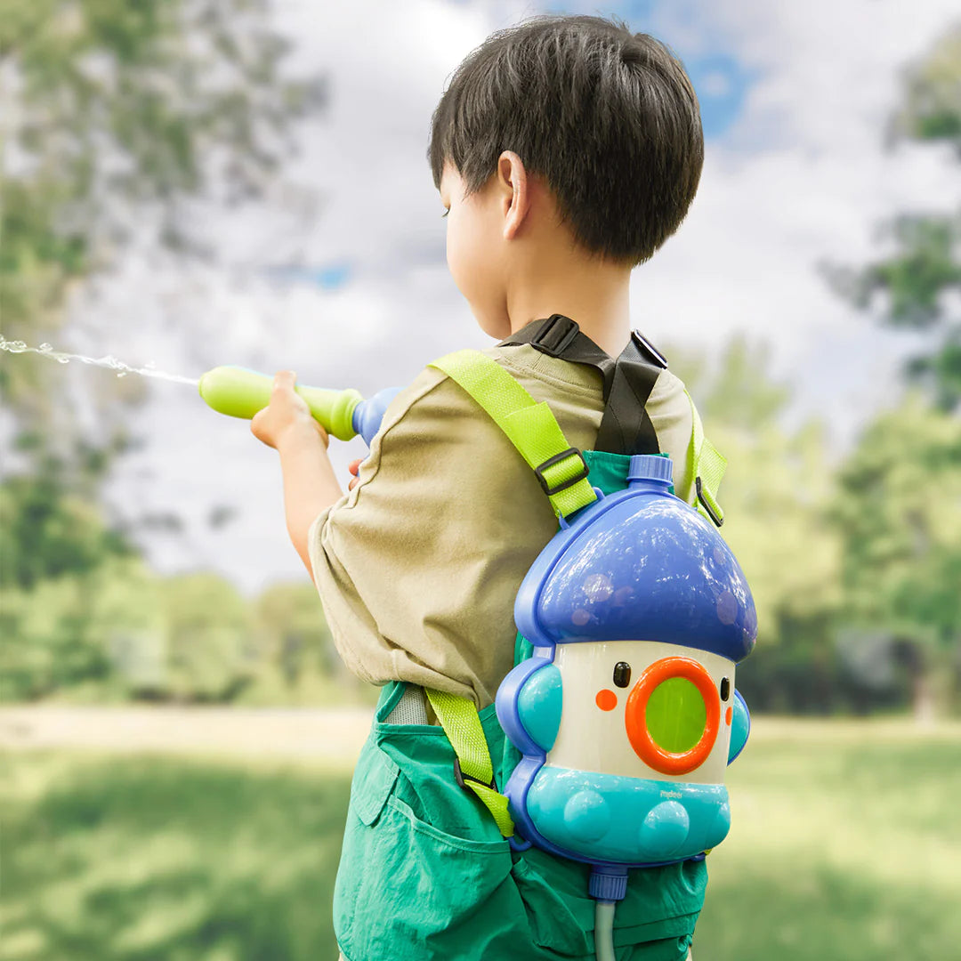 Mideer - Backpack Water Gun - Octopus - Age 3+ | ميدير - حقيبة مسدس الماء - الأخطبوط - العمر 3+