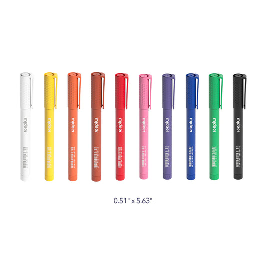 Mideer - Versatile Paint Marker - 10 colors - Age 3+ | ميدير - أقلام التلوين متعددة الاستخدامات - 10 ألوان - العمر 3+