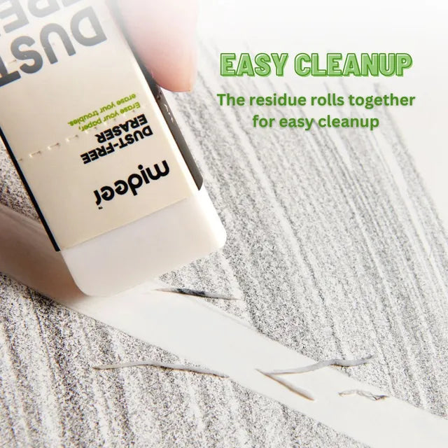 Mideer - Dust Free Eraser - Age 3+ | ميدير - ممحاة بدون آثار - العمر 3+