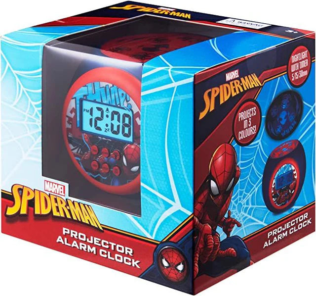 Disney - Alarm Clock - Spiderman - Age 3+ | ديزني - المنبه - الرجل العنكبوت - العمر 3+