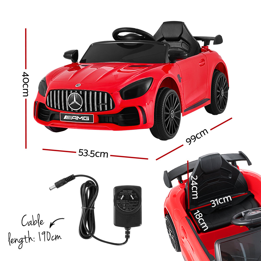 Mercedes Benz GTR Licensed R/C Ride on Car - 12V4.5AH*1 Battery | سيارة كهربائية للأطفال بترخيص مرسيدس بنز GTR وتعمل بالتحكم عن بعد - بطارية 12 فولت 4.5 أمبير ×1
