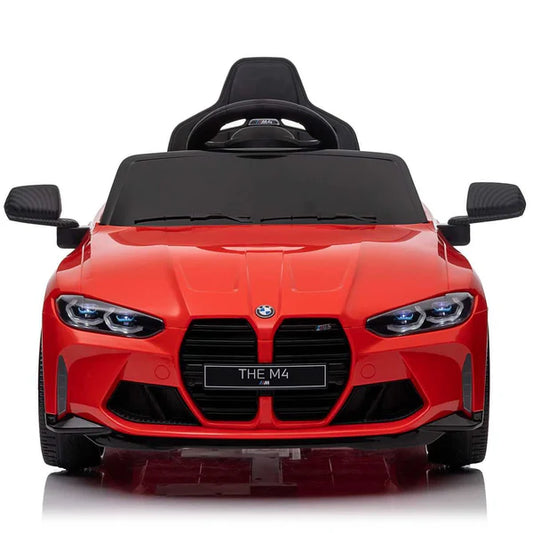 BMW M4 Licensed R/C Ride on Car- 12V10AH*1battery- 390#*2 motors | سيارة BMW M4 كهربائية – تحكم عن بُعد 2.4 جيجا هرتز – بطارية 12 فولت 10 أمبير – محركان 390#