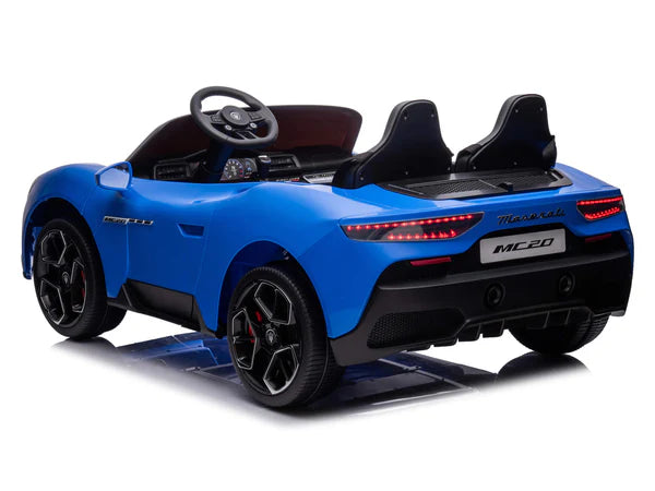 Maserati MC20 Licensed R/C Ride on Car-12V7AH*1 battery- 45W*2 motors | سيارة كهربائية للأطفال بترخيص مازيراتي MC20 وتعمل بالتحكم عن بعد - بطارية 12 فولت 7 أمبير ×1 - محركات 45 واط ×2