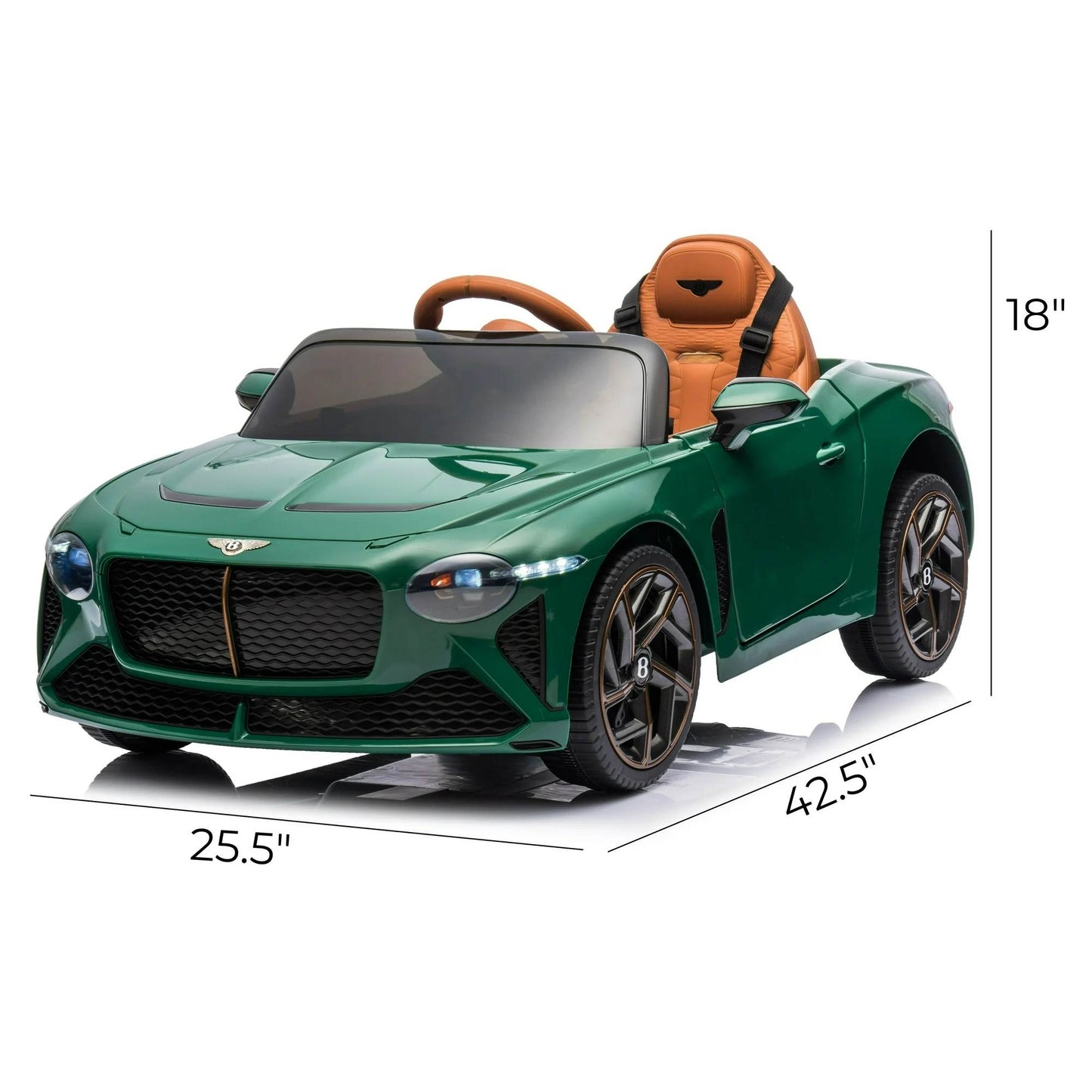 Bentley Bacalar Licensed R/C Ride on Car- 12V7AH*1 Battery - 4motor | سيارة كهربائية للأطفال بترخيص بنتلي باكالار وتعمل بالتحكم عن بعد - بطارية 12 فولت 7 أمبير ×1 - 4 محركات