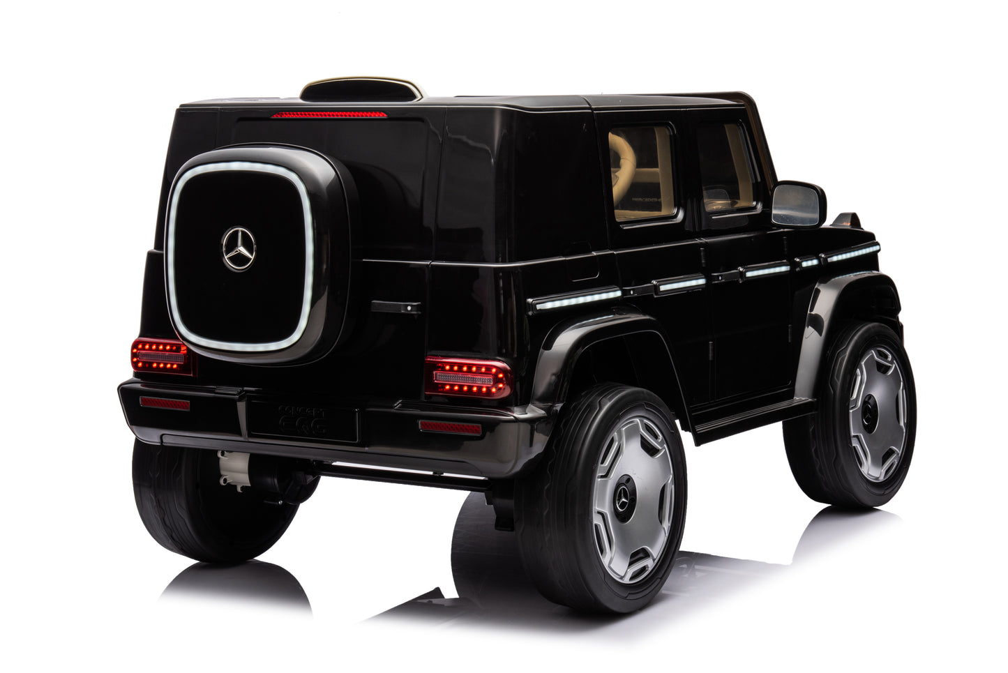 Mercedes-Benz EQG Licensed R/C Ride on Car -12V9AH*1battery- 4motors | سيارة كهربائية للأطفال مرخصة من مرسيدس-بنز EQG وتعمل بالتحكم عن بعد - بطارية 12 فولت 9 أمبير ×1 - 4 محركات