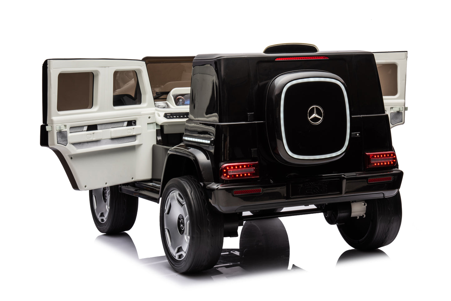 Mercedes-Benz EQG Licensed R/C Ride on Car -12V9AH*1battery- 4motors | سيارة كهربائية للأطفال مرخصة من مرسيدس-بنز EQG وتعمل بالتحكم عن بعد - بطارية 12 فولت 9 أمبير ×1 - 4 محركات