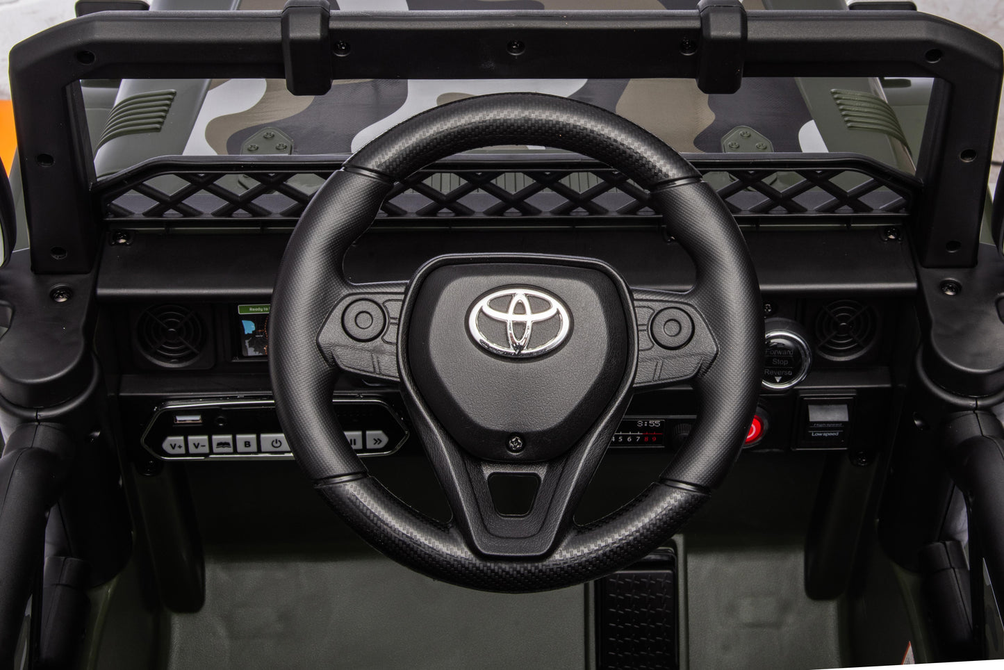 Toyota FJ Cruiser Licensed R/C Ride on Car -12V4.5AH*1battery- 4motors | سيارة كهربائية للأطفال بترخيص تويوتا FJ كروزر وتعمل بالتحكم عن بعد - بطارية 12 فولت 4.5 أمبير ×1 - 4 محركات