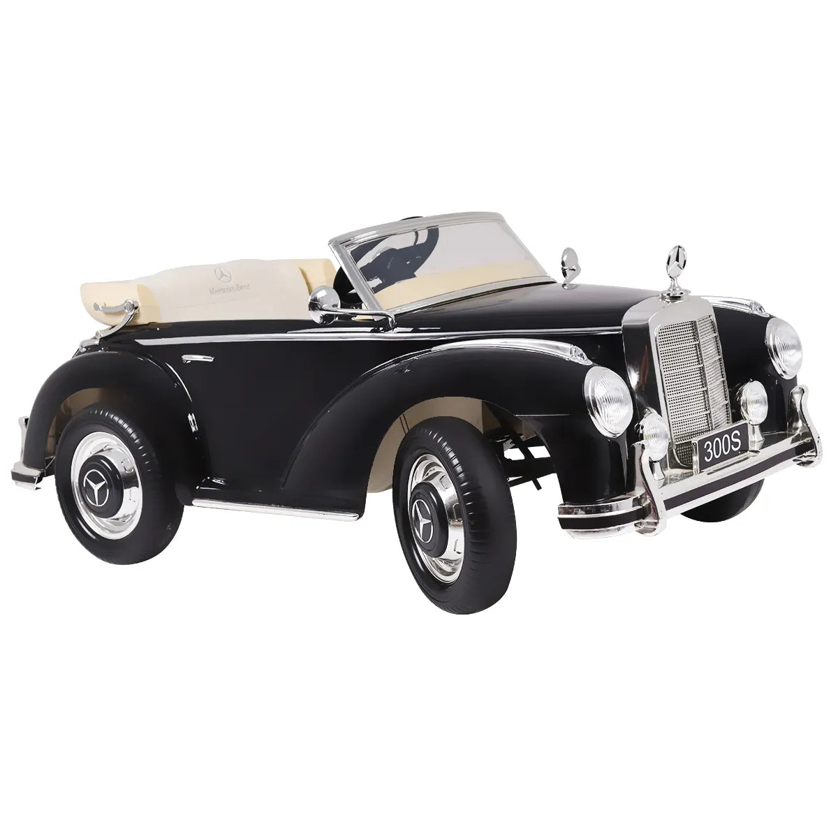 Mercedes Benz 300S Licensed R/C Ride on Car -12V7AH*1battery- 35W*2 motors | سيارة مرسيدس بنز 300S كهربائية مرخّصة – تحكم عن بُعد 2.4 جيجا هرتز – بطارية 12 فولت 7 أمبير – محركان بقدرة 35 واط