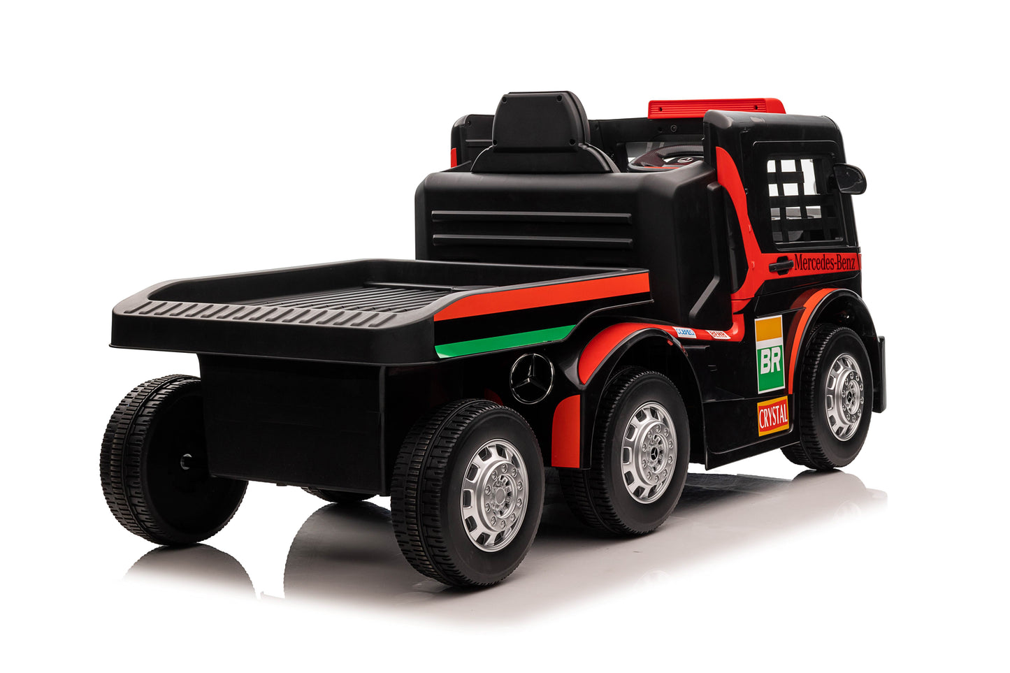 Mercedes Benz Axor Licensed Truck R/C Ride on Car-12V7AH*1battery- 550#(12000)*2 motors | شاحنة مرسيدس بنز Axor كهربائية مرخصة – قيادة بالتحكم عن بُعد – بطارية 12 فولت 7 أمبير – محركان قويان 550# (12000)