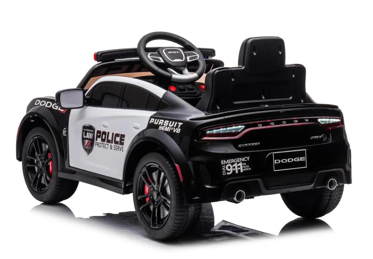 Licensed DODGE CHARGER SRT HELLCAT REDEYE WIDEBODY police pursuit R/C Ride on Car -12V7AH*1battery - 40W*2 motors | سيارة دودج تشارجر SRT هيلكات ريدآي وايدبودي – سيارة شرطة تحكم عن بُعد – بطارية 12 فولت 7 أمبير – محركان 40 واط