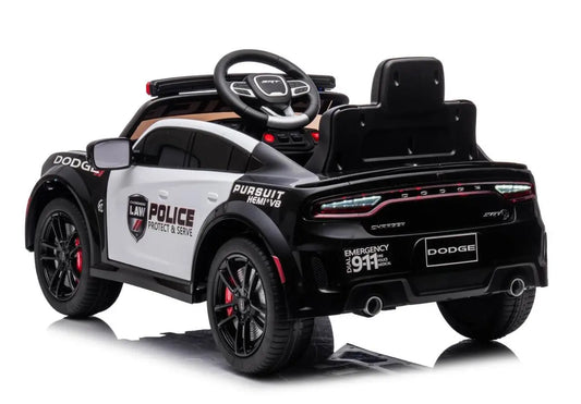 Licensed DODGE CHARGER SRT HELLCAT REDEYE WIDEBODY police pursuit R/C Ride on Car -12V7AH*1battery - 40W*2 motors | سيارة دودج تشارجر SRT هيلكات ريدآي وايدبودي – سيارة شرطة تحكم عن بُعد – بطارية 12 فولت 7 أمبير – محركان 40 واط