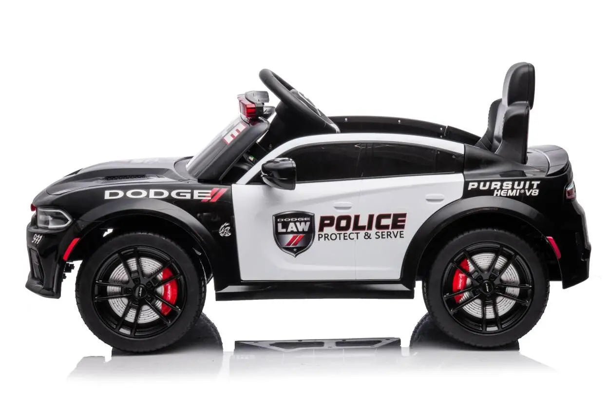 Licensed DODGE CHARGER SRT HELLCAT REDEYE WIDEBODY police pursuit R/C Ride on Car -12V7AH*1battery - 40W*2 motors | سيارة دودج تشارجر SRT هيلكات ريدآي وايدبودي – سيارة شرطة تحكم عن بُعد – بطارية 12 فولت 7 أمبير – محركان 40 واط