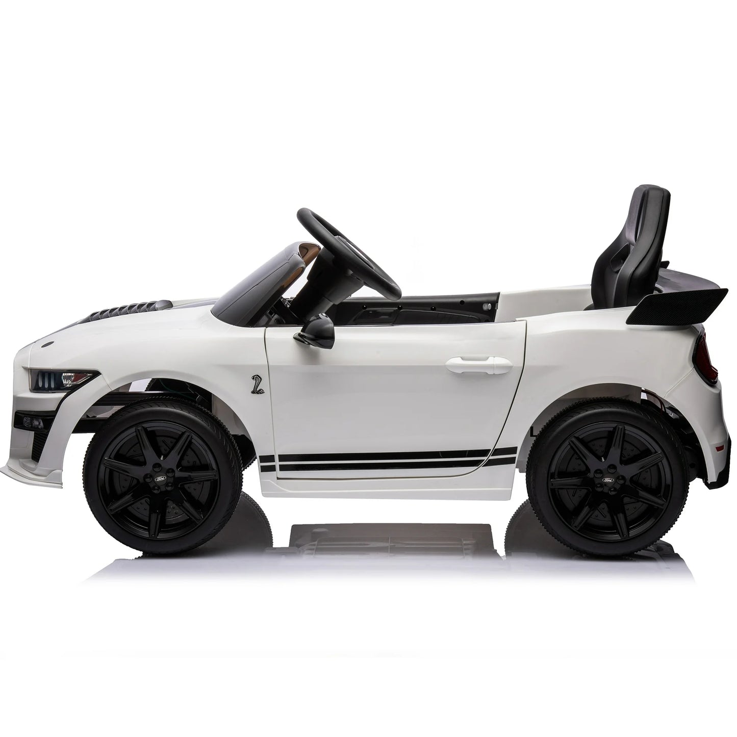 Ford Mustang Shelby GT500 Licensed R/C Ride on Car- 12V7AH*1battery- 550#*2 motors | سيارة فورد موستانج شيلبي GT500 كهربائية مرخصة – تحكم عن بُعد 2.4 جيجا هرتز – بطارية 12 فولت 7 أمبير – محركان 550#