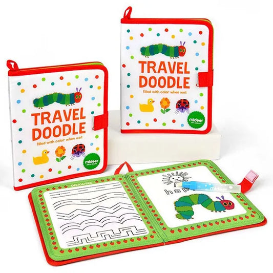 Mideer - Travel Doodle - The Very Hungry Caterpillar - Age 3+ | ميدير - مذكرات السفر - دودة القز الجائعة جدا - العمر 3+