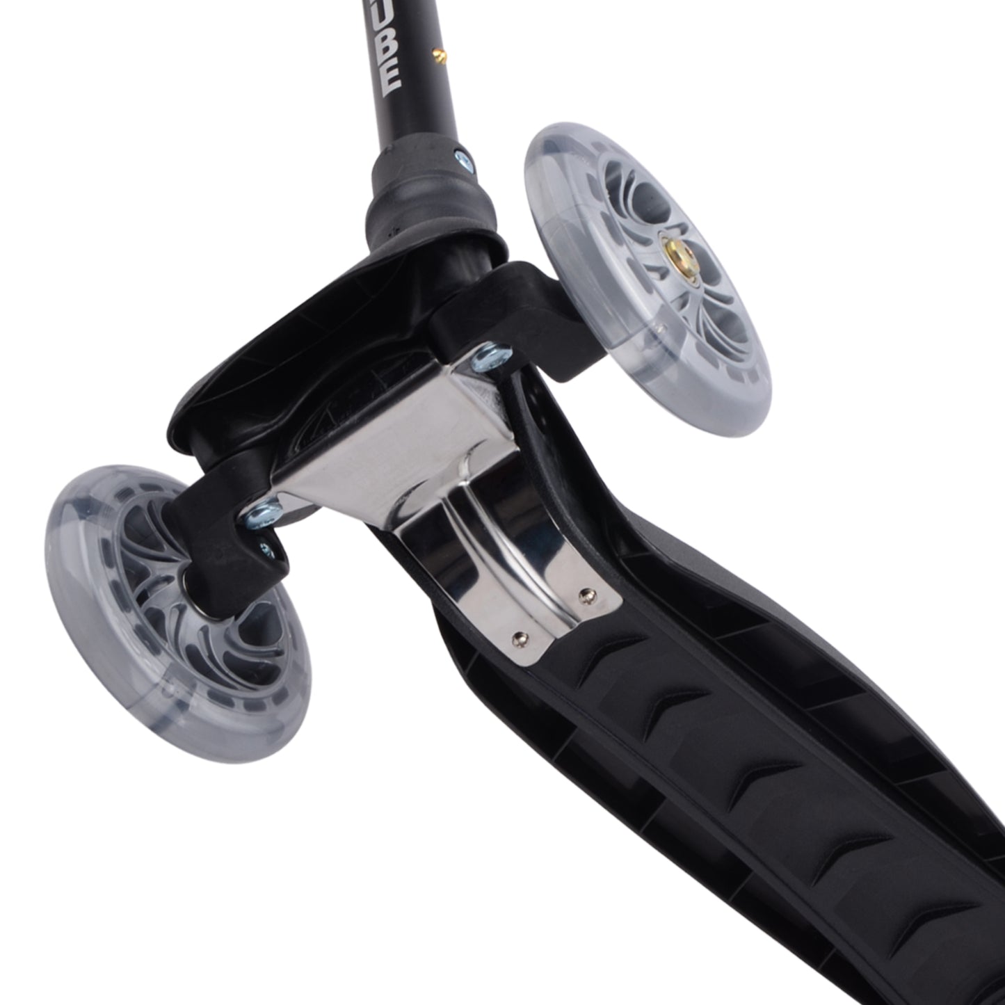 Bold Cube - Three Wheel Scooter Teeny - Rocket Black - Age 3-8 | بولدكيوب - سكوتر صغير - ثلاث عجلات - فضاء أسود - العمر 3-8
