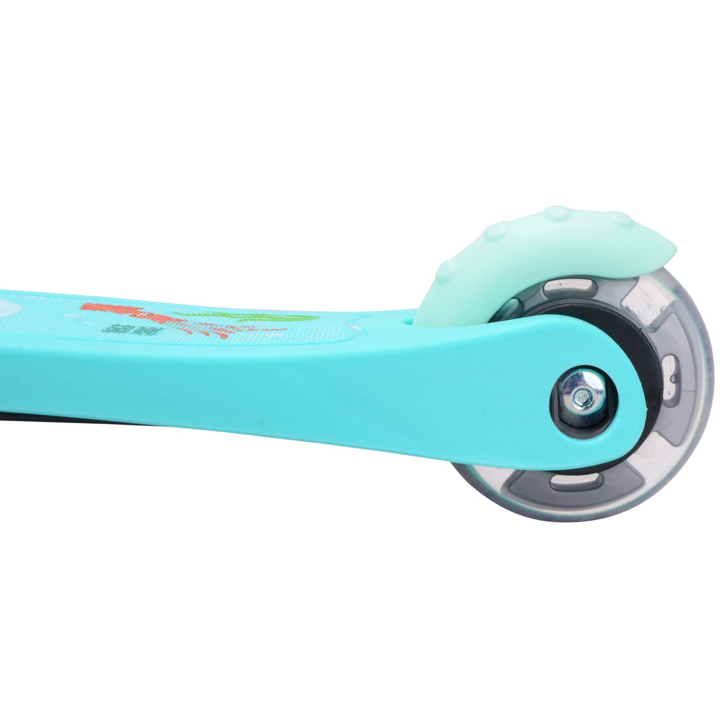 Bold Cube - Three Wheel Scooter Teeny - Ocean Aqua - Age 3-8 | بولدكيوب - سكوتر صغير - ثلاث عجلات - محيط أزرق - العمر 3-8