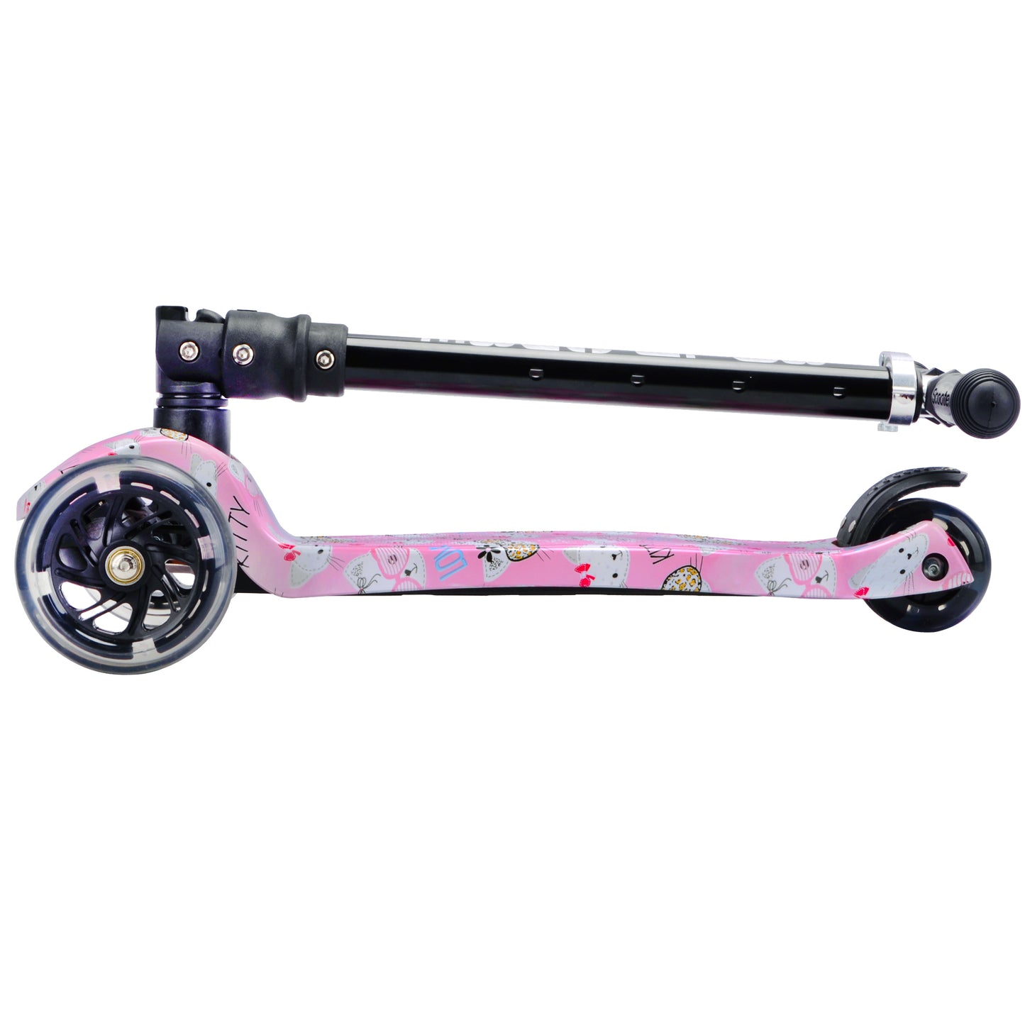 Boldcube - Big 3 Wheel Scooter - Kitty Love - Age 5-10 | بولدكيوب - سكوتر كبير - القطة المحبوبة - العمر 5-10