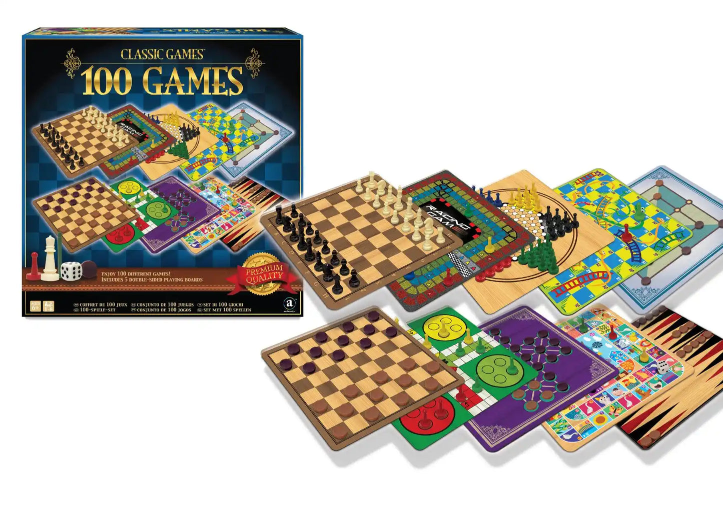 Ambassador Classic Games – 100 Game Set - العاب كلاسيكية مجموعة 100 لعبة