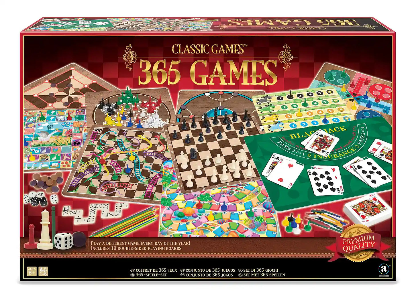 Ambassador Classic Games – 365 Games - العاب كلاسيكية مجموعة 365 لعبة