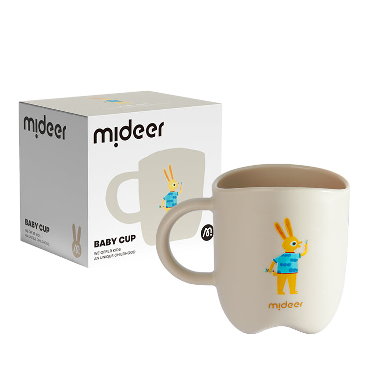 Mideer - Kids Toothbrush Cup - Forest Brown - Age 2+ | ميدير - كوب فرشاة أسنان للأطفال - بني - العمر 2+