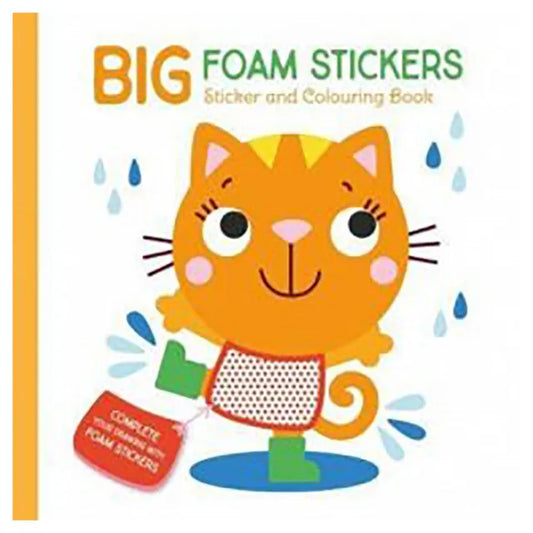 Big Foam Stickers - Sticker & Colouring Book - Cover Cat