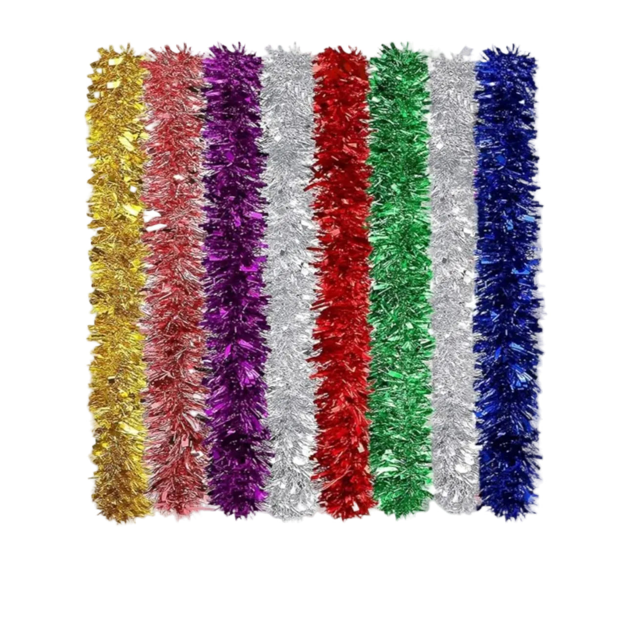 Tinsel Garland – 1 PCS, Shiny Party Decoration Streamer for Events & Celebrations زينة خيوط لامعة – قطعة واحدة، ديكور حفلات للمناسبات والاحتفالات