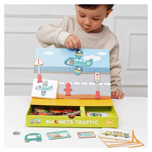 Mideer - Magnetic Traffic Game - age +3 | ู
ูุฏูุฑ - ูุนุจุฉ ุญุฑูุฉ ุงูู
ุฑูุฑ ุงูู
ุบูุงุทูุณูุฉ - ุงูุนู
ุฑ +3