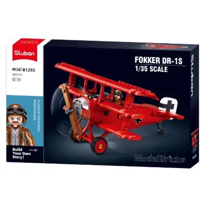 ModelBricks-1/35 FOKKER DR-1S 281pcs
