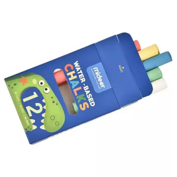 Mideer Multifunctional Palm Oil Chalk - Dinosaur - Age 4+ | ميدير - طباشير زيتية متعددة الاستخدامات - ديناصور - العمر 4+