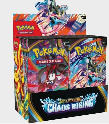 Pokemon TCG Mega Evolution Chaos Rising Booster 12 Pack