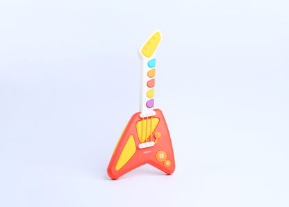 Mideer - 4 In 1 Electronic Guitar Toy - Age 18+ Months | ميدير - لعبة الجيتار الإلكتروني - 4 في 1 - العمر +18 شهر