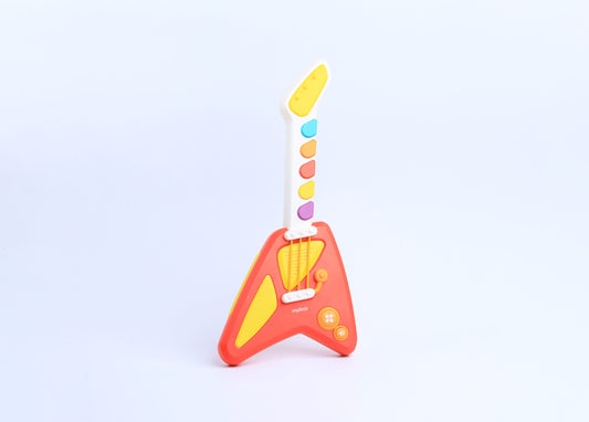Mideer - 4 In 1 Electronic Guitar Toy - Age 18+ Months | ميدير - لعبة الجيتار الإلكتروني - 4 في 1 - العمر +18 شهر
