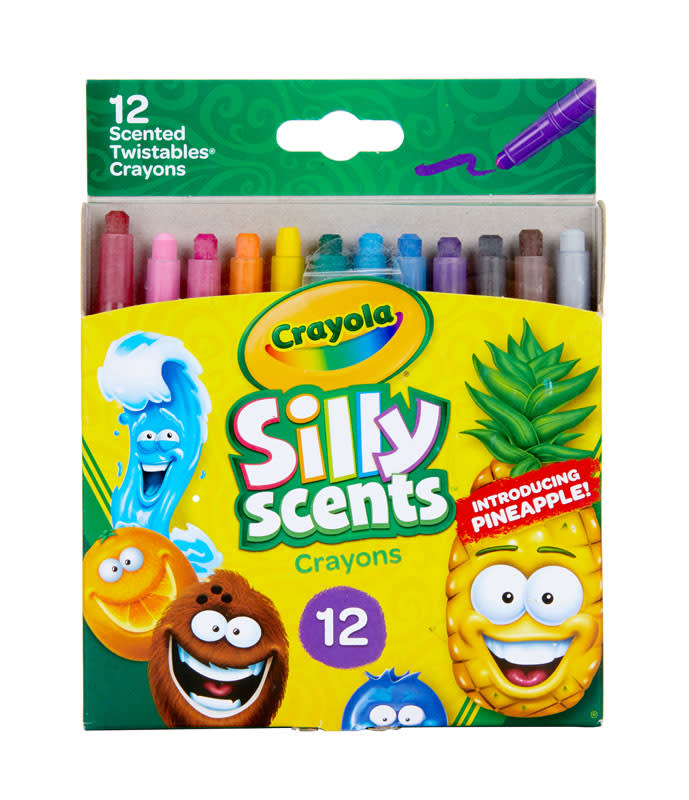 12crayola  Silly Scents Erasable Twistables Colors