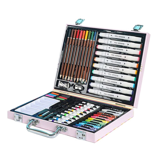 53-piece astronaut-themed art and painting set designed for children