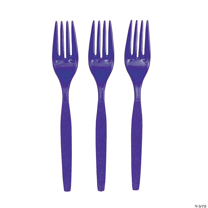 Mauve Plastic Forks – 20 PCS, Disposable Party Cutlery, Elegant & Durable Design for Birthdays, Events & Celebrations شوك بلاستيك زهري موف – 20 قطعة، أدوات طعام للاستعمال مرة واحدة، تصميم أنيق ومتین للحفلات والمناسبات
