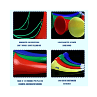Curved Football Fan Horn Plastic Vuvuzela Colorful بوق تشجيع كرة القدم البلاستيكي المنحني (فوفوزيلا) بألوان زاهية