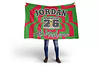 Jordan World Cup 2026 triangle flag ropeحبل أعلام مثلثية للأردن – كأس العالم 2026