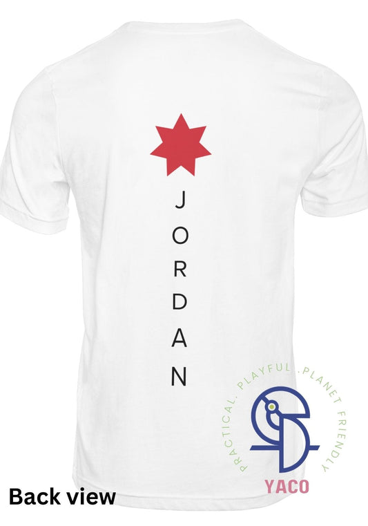 Jordan Star on the Back  Adult T-Shirt
