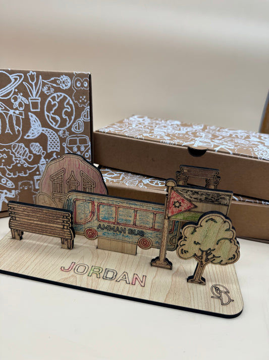 Amman Wooden Scene