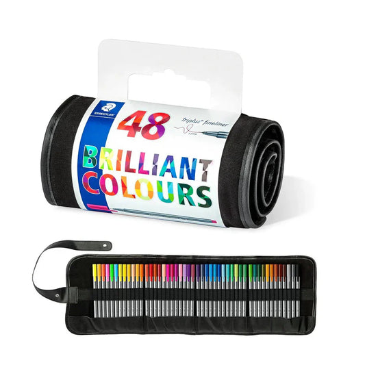Staedtler Triplus Fineliner Pens- 48 Assorted Colours