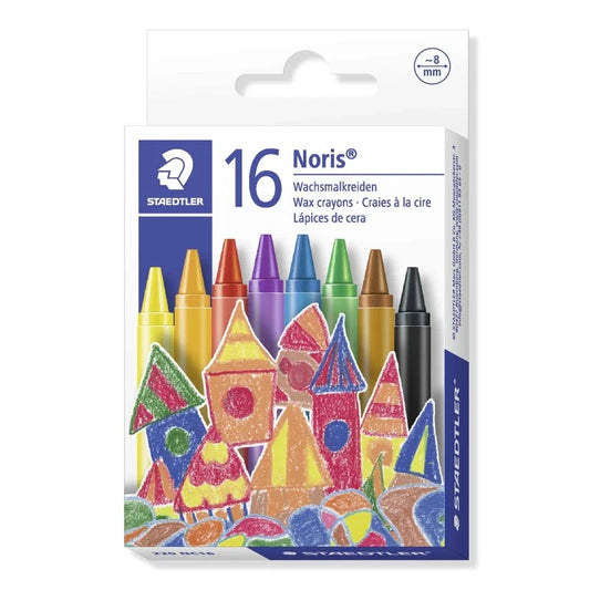 Staedtlers Noris® 220 Wax Crayon, Pack of 16