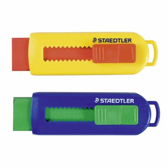 Staedtler Eraser With Sliding Plastic Sleeve