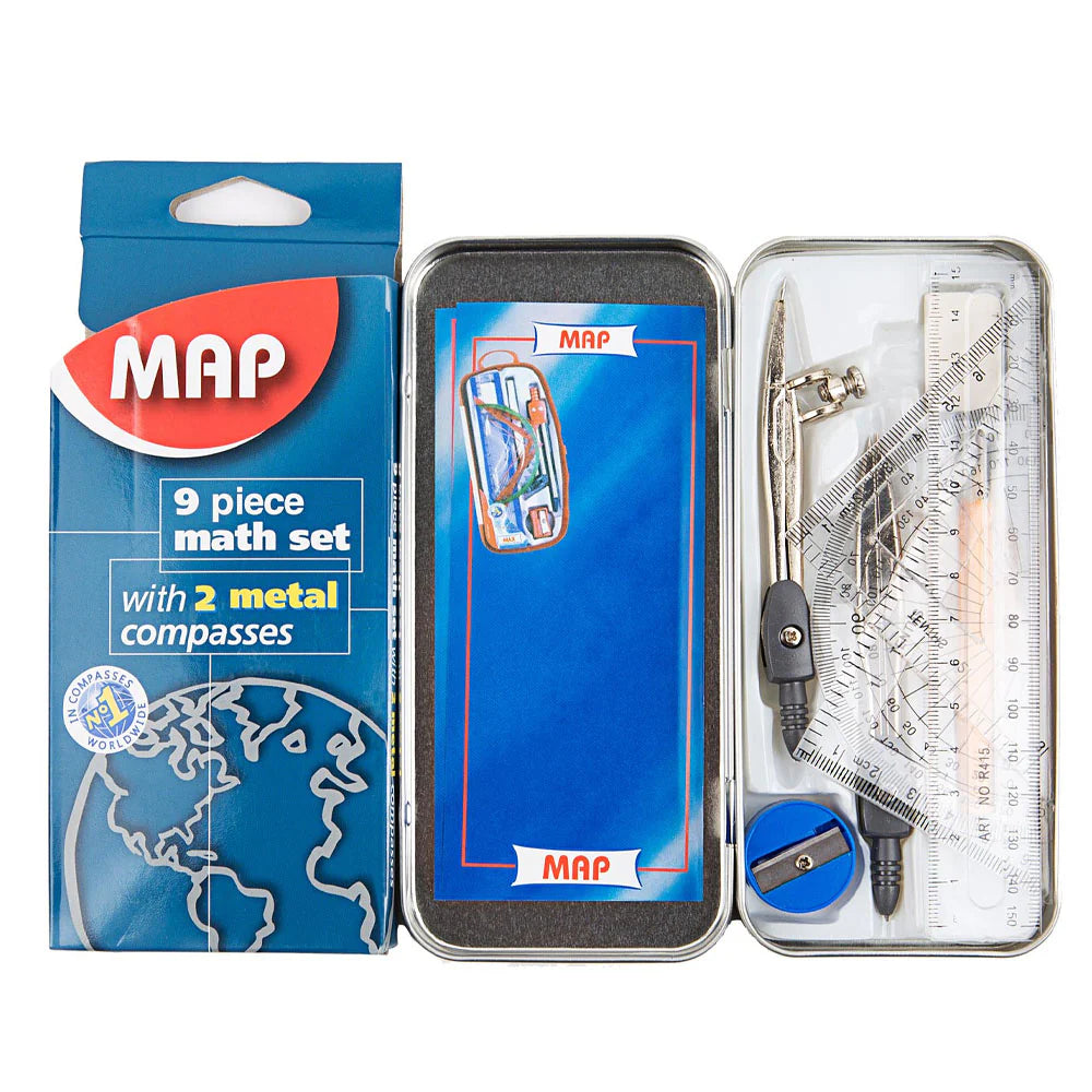 Map Math Set 9 Pcs