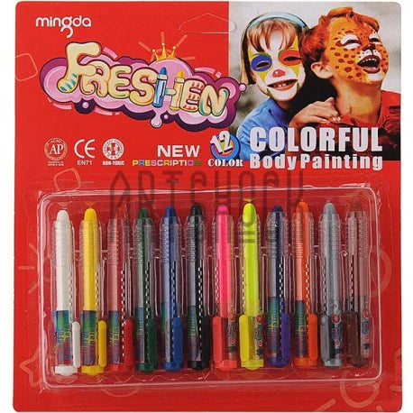 Mingda Colorfur Body Painting 12 color