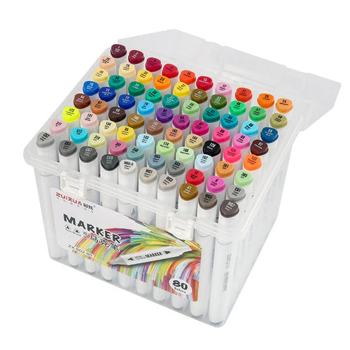 Zuixua Artist Twin Marker Set  80pcs