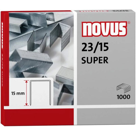 Novus 23/15 Premium Staples 1000 pcs 15mm