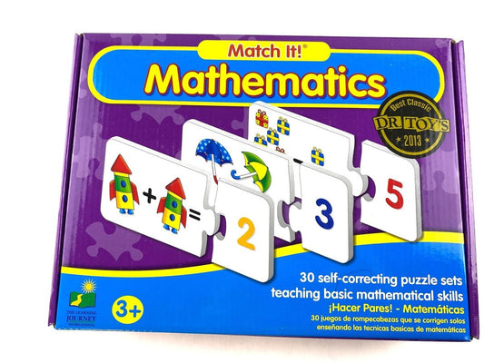 Match It! Mathematics puzzle set by The Learning Journey.