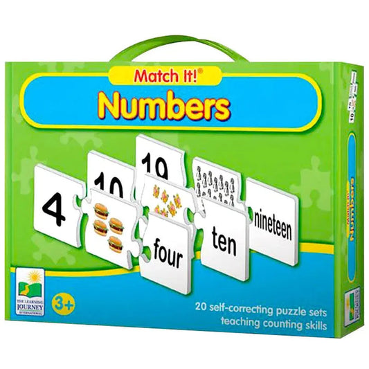 Match It - Numbers puzzle set by The Learning Journey.