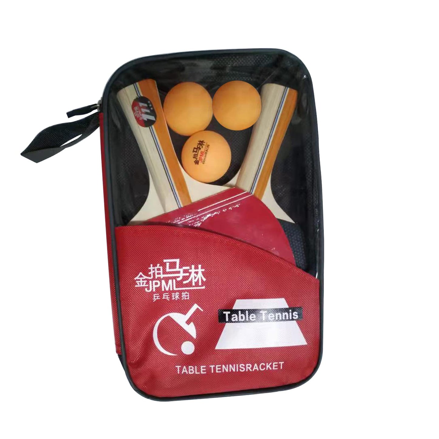 Table Tennis Bats, Pingpong Racket Set with 2 Bats and 3 Balls